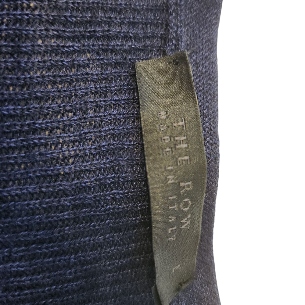 The Row Blue Ribbed Knit Cardigan - Picture 6 of 6